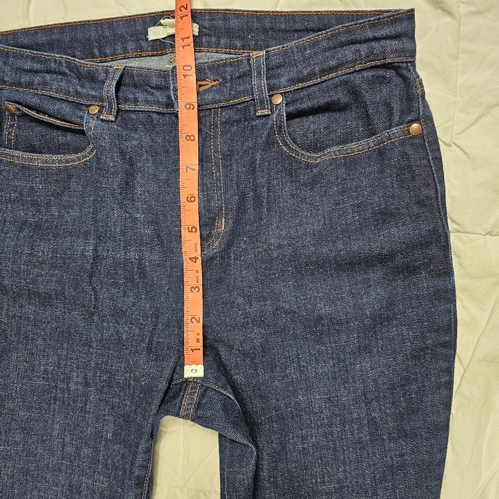 Eileen Fisher Dark Wash High Rise Skinny Jeans Women's Size 6 - Picture 9 of 10
